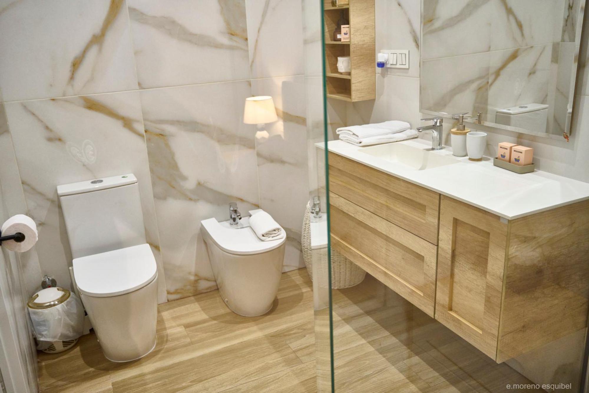 Apartamento Nuevo Lujoso Suites Centro Bilbao Wifi ,Parking Gratis Exterior foto