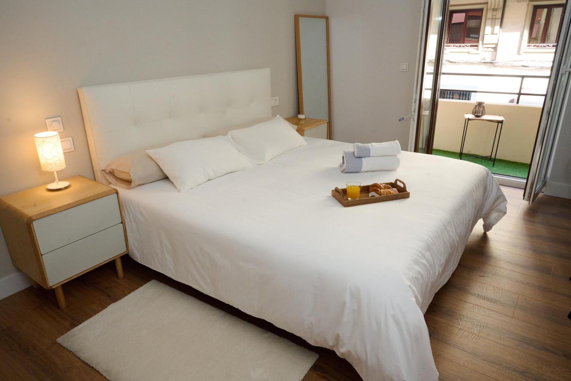 Apartamento Nuevo Lujoso Suites Centro Bilbao Wifi ,Parking Gratis Exterior foto